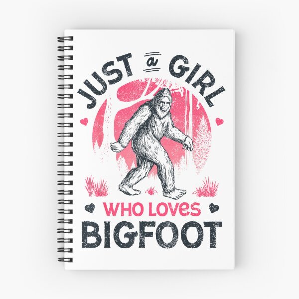 Item preview, Bigfoot Just A Girl Who Loves Sasquatch Funny Retro Vintage T-Shirt designed and sold by JankoZED.