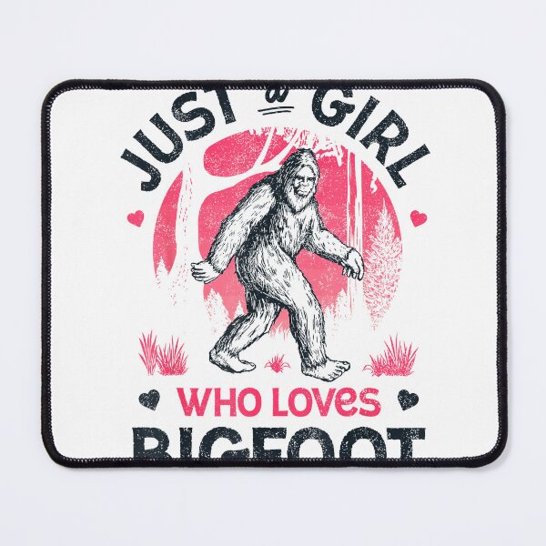 Item preview, Bigfoot Just A Girl Who Loves Sasquatch Funny Retro Vintage T-Shirt designed and sold by JankoZED.