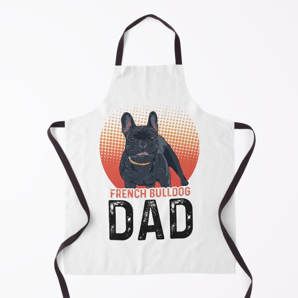 Artikelvorschau, Französische Bulldogge Papa Retro Sonnenuntergang Grafik entworfen und verkauft von SoyLamderma.