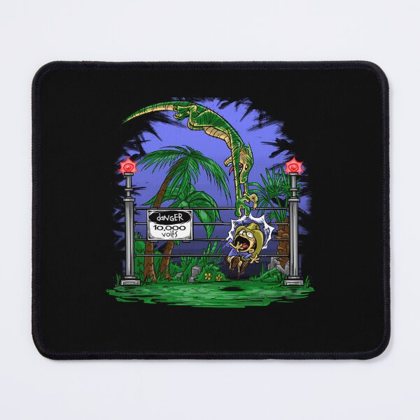 Item preview, Dinosaur Jumping Over Electric Hazard Fence designed and sold by EL-GAMER.
