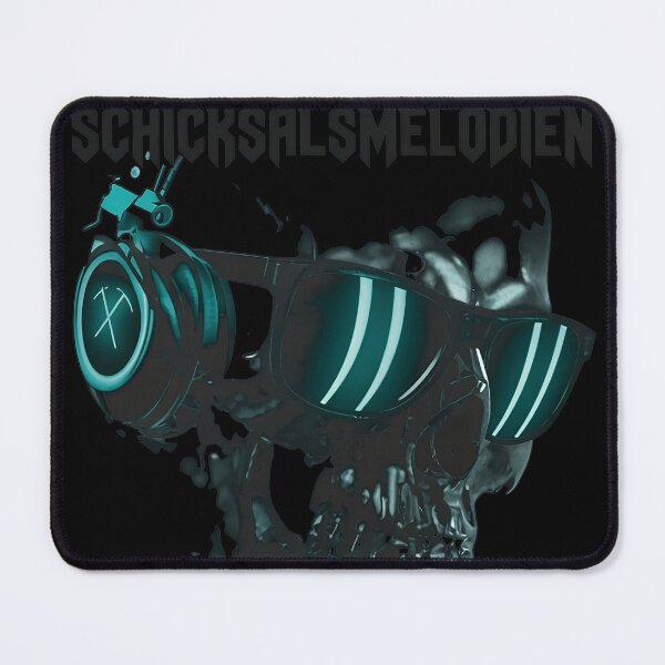 Item preview, Dark Music Skull Neon Visor Headgear Art designed and sold by stoneandslingg.