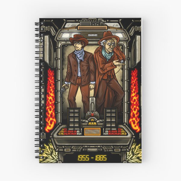 Item preview, Cowboy Time Travelers In Futuristic Train Delorean Flame Track designed and sold by EL-GAMER.