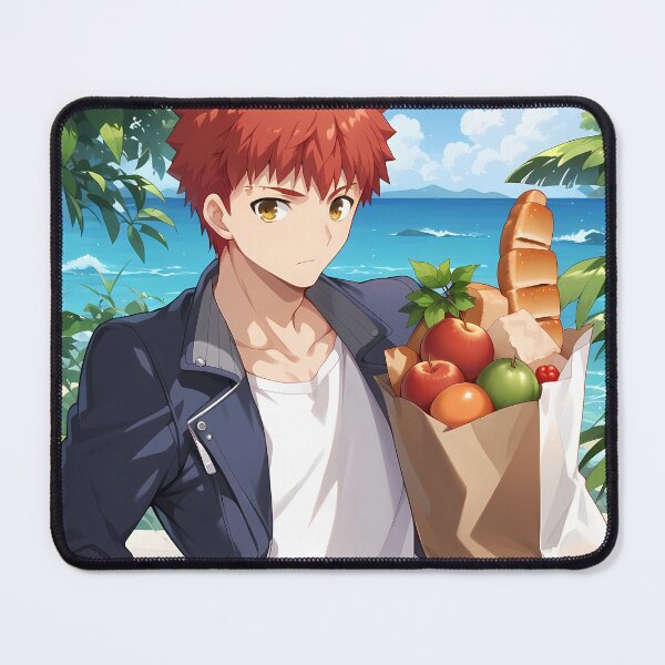 Item preview, Shirou Emiya Fate Stay Night Beach Day Grocery Mission designed and sold by GABRIELMURPHY.