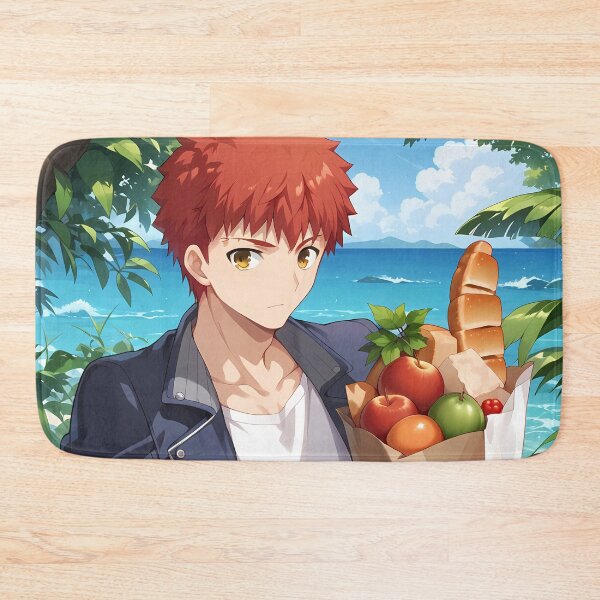 Item preview, Shirou Emiya Fate Stay Night Beach Day Grocery Mission designed and sold by GABRIELMURPHY.