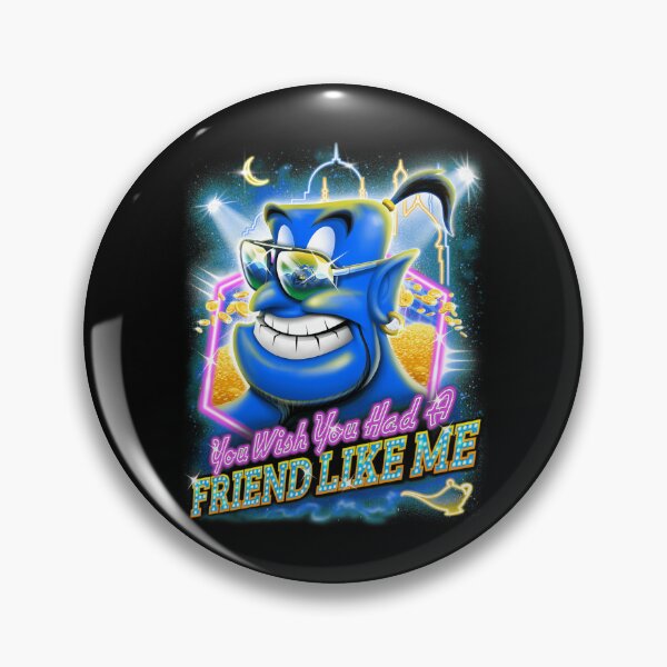 Item preview, Cool Blue Genie Wearing Sunglasses Neon Wealth Palace designed and sold by EL-GAMER.