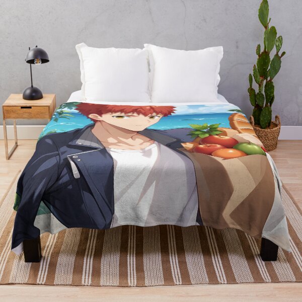 Item preview, Shirou Emiya Fate Stay Night Beach Day Grocery Mission designed and sold by GABRIELMURPHY.