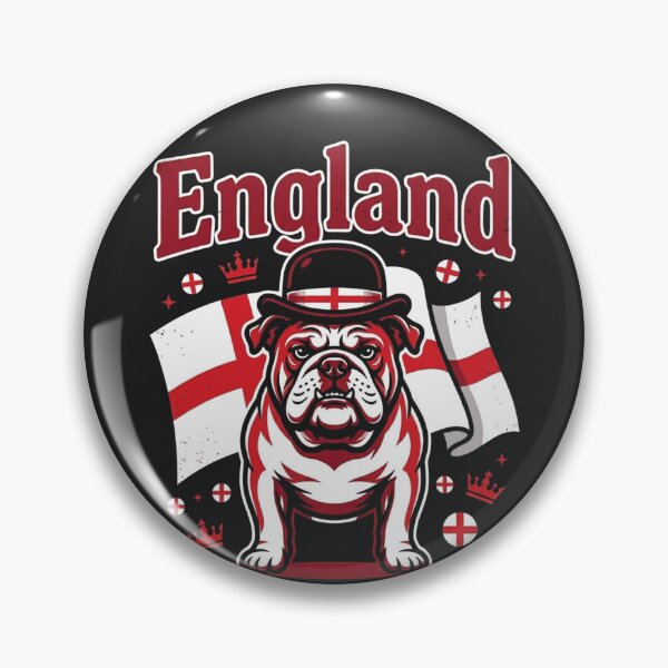 Item preview, Vintage England Football Bulldog Flag designed and sold by legendaryskins.