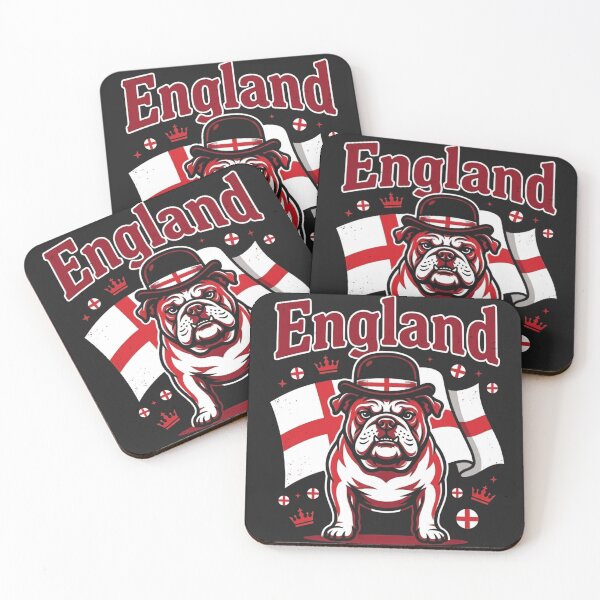 Item preview, Vintage England Football Bulldog Flag designed and sold by legendaryskins.