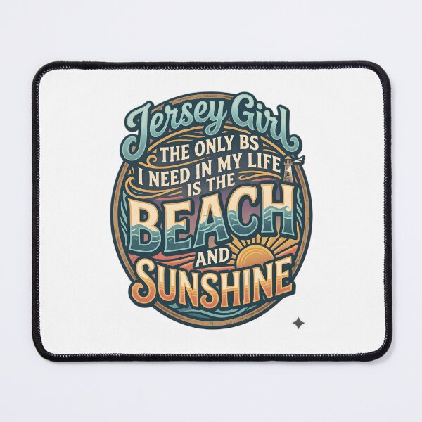 Item preview, Jersey Girl Beach and Sunshine Retro Coastal Design designed and sold by JerseyGirls.