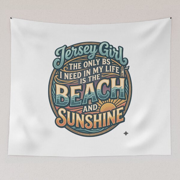 Item preview, Jersey Girl Beach and Sunshine Retro Coastal Design designed and sold by JerseyGirls.
