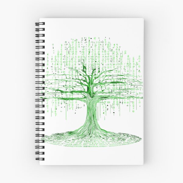 Item preview, Binary Tree IT computer science coding geek fan programmer T-Shirt designed and sold by NFTaletellers.