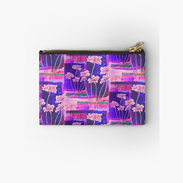 Item preview, colorful floral design, pink wildflowers, original artwork  designed and sold by OmStudioz .
