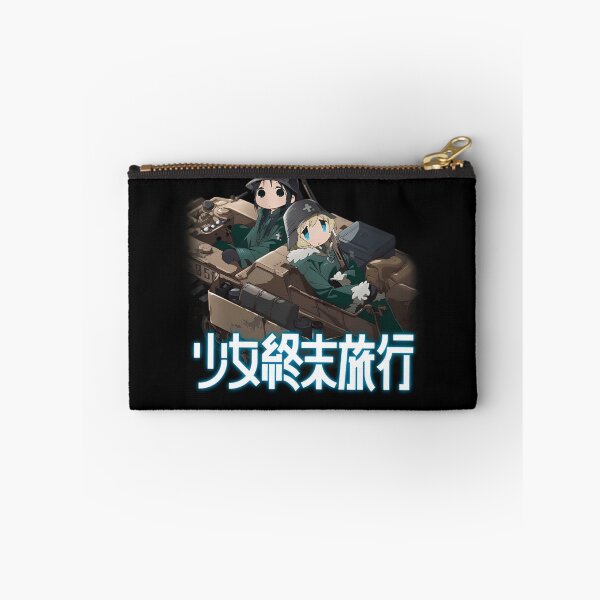 Item preview, Two Anime Characters Wearing Military Helmets Riding Inside Vehicle Track designed and sold by prsartes.