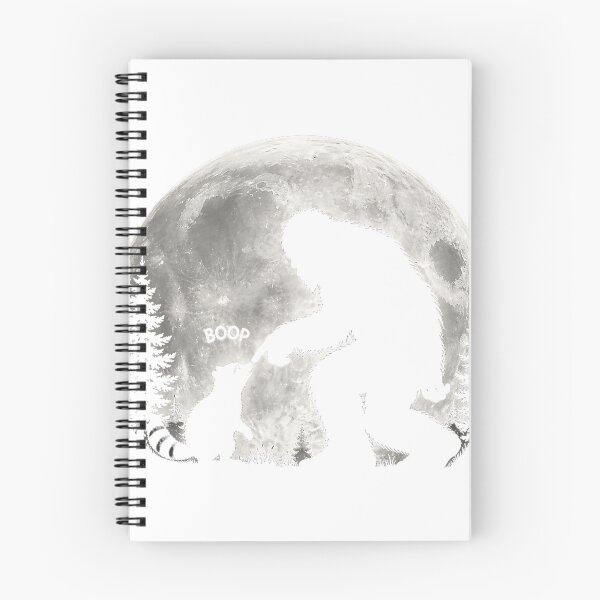 Item preview, Boop Bigfoot and Raccoon  Funny Sasquatch Moon Nature T-Shirt designed and sold by JJLetterDesigns.