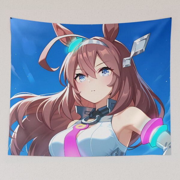 Item preview, Mihono Bourbon Uma Musume Pretty Derby Futuristic Sky Pose designed and sold by GABRIELMURPHY.