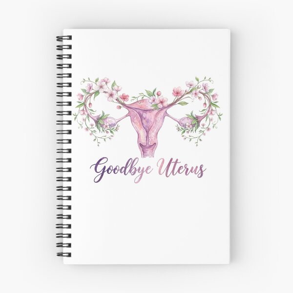 Item preview, Goodbye Uterus Watercolor Floral Flowers Hysterectomy Recovery designed and sold by Georain.