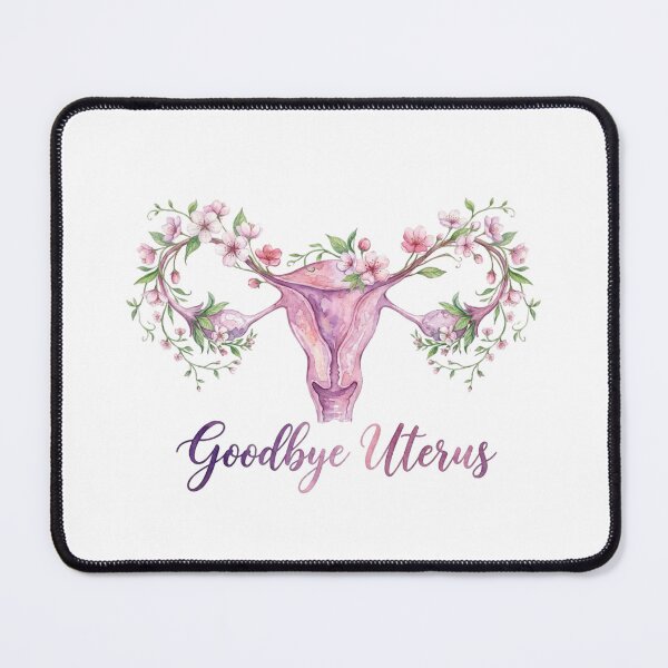 Item preview, Goodbye Uterus Watercolor Floral Flowers Hysterectomy Recovery designed and sold by Georain.