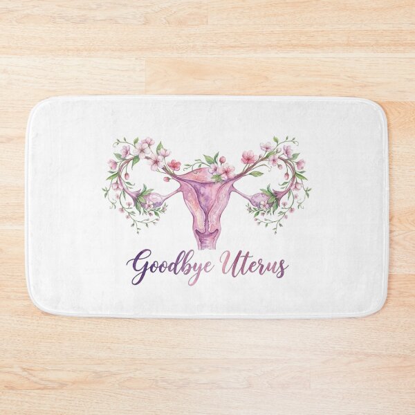 Item preview, Goodbye Uterus Watercolor Floral Flowers Hysterectomy Recovery designed and sold by Georain.