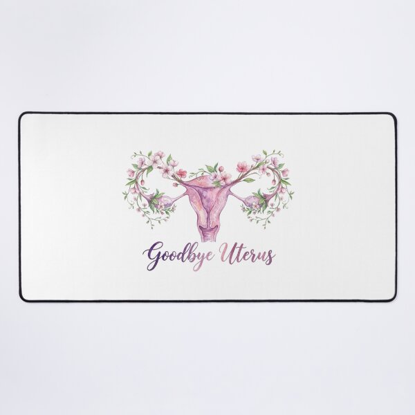 Item preview, Goodbye Uterus Watercolor Floral Flowers Hysterectomy Recovery designed and sold by Georain.