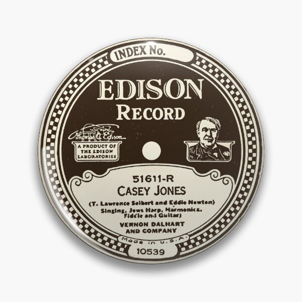 Item preview, Vernon Dalhart - Casey Jones: Edison Records 51611-R designed and sold by GenXTees.