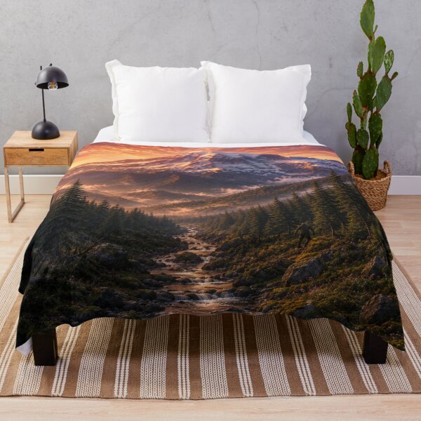 Item preview, Mount Rainier Sunrise Hidden Bigfoot Pacific Northwest Adventure designed and sold by Swanny's Custom T-shirt and Gift Designs.