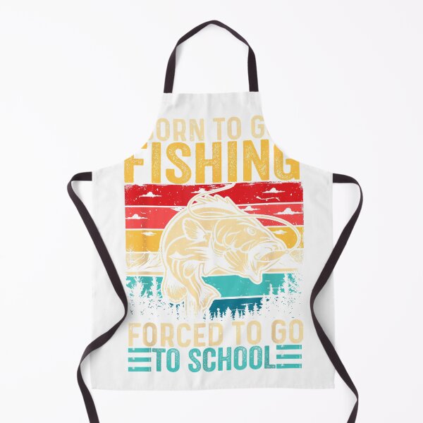 Item preview, Born to Go Fishing Forced School Funny Men Women Kids Boys T-Shirt designed and sold by DArtfulStudio.
