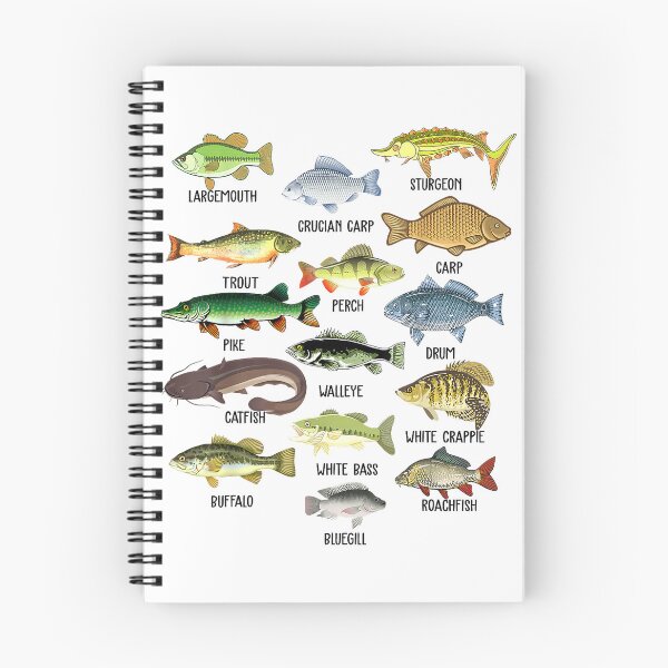 Item preview, Boy Fishing-Shirt Type of Freshwater Bass Fish Funny Fishing T-Shirt designed and sold by Othinus.