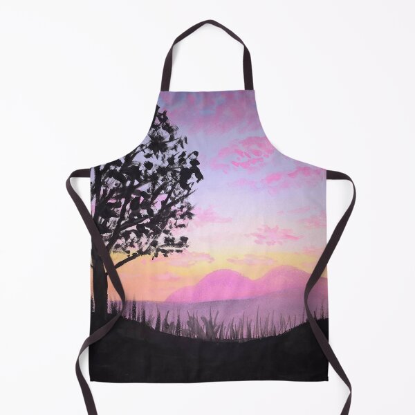 Item preview, Paisaje montañoso al atardecer rosa designed and sold by RakeshPatelArt.