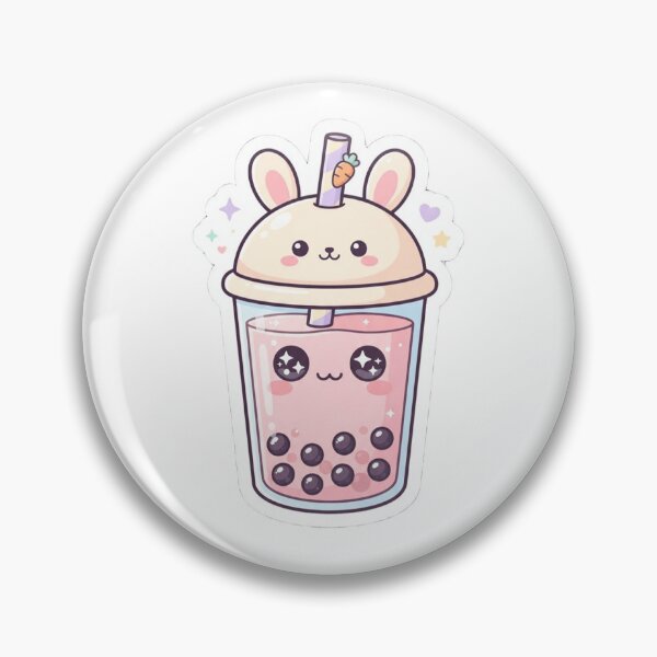 Item preview, Bunny Boba Bubble Tea Sticker | Cute Kawaii Pastel Boba | MONOFLUX designed and sold by MonoFlux.