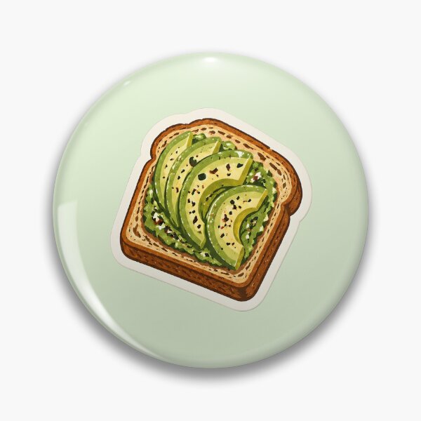 Item preview, Avocado Toast Watercolor – California Food Lover designed and sold by ChemicalXShop.