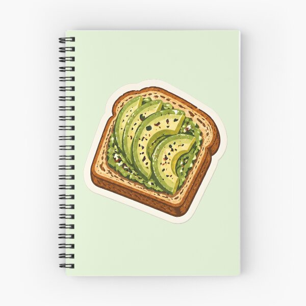 Item preview, Avocado Toast Watercolor – California Food Lover designed and sold by ChemicalXShop.
