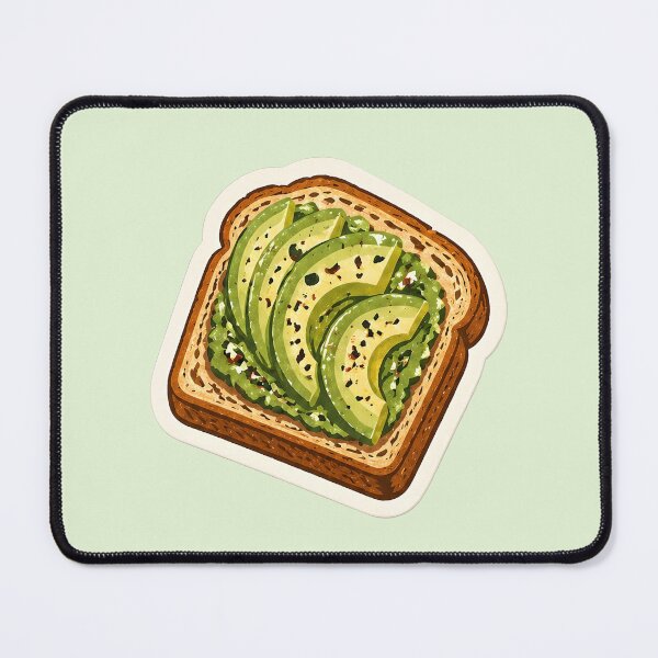 Item preview, Avocado Toast Watercolor – California Food Lover designed and sold by ChemicalXShop.