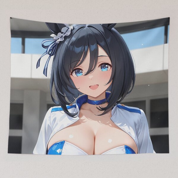 Item preview, Eishin Flash Uma Musume Pretty Derby Blue Racer Shine designed and sold by GABRIELMURPHY.
