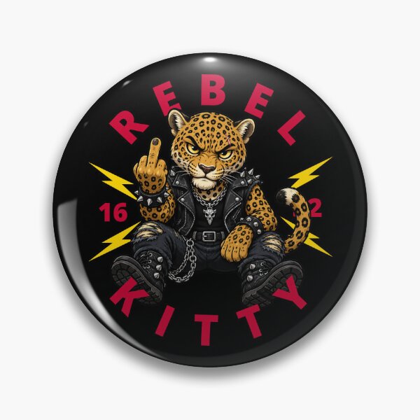 Item preview, Rebel Cheetah Middle Finger designed and sold by pUNKnown.