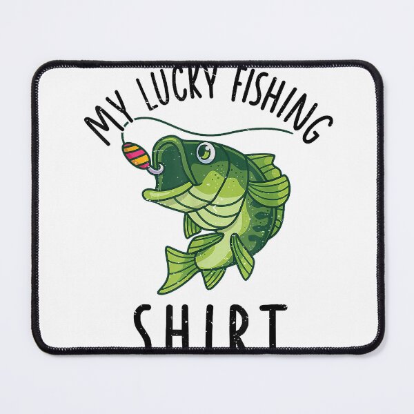 Item preview, Boys My Lucky Fishing-Shirt Bass Fish Kids Funny Fishing T-Shirt designed and sold by SavsMerch.