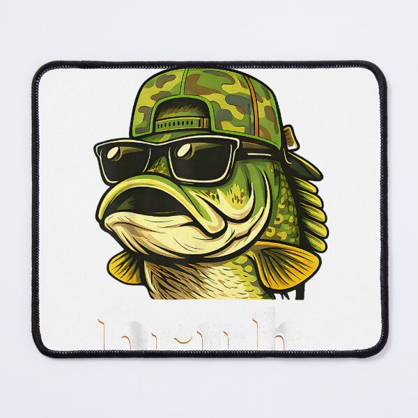 Item preview, Bruh Fishing Camo Bass Fish Funny Boys Kids Camouflage T-Shirt designed and sold by Badriiiii.