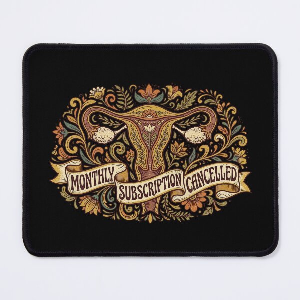Item preview, Subscription Cancelled Vintage Floral Uterus Hysterectomy designed and sold by Georain.