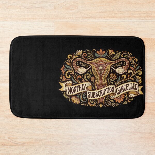 Item preview, Subscription Cancelled Vintage Floral Uterus Hysterectomy designed and sold by Georain.