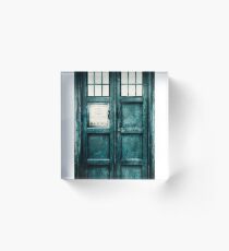 Tardis Door Design 2 Acrylic Block