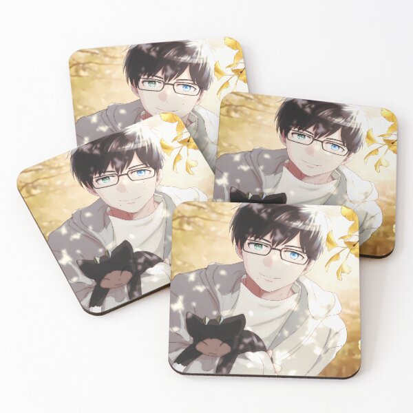 Item preview, Yukio Okumura Blue Exorcist Golden Cat Moment designed and sold by B5fivemerch.