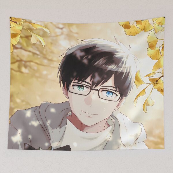 Item preview, Yukio Okumura Blue Exorcist Golden Cat Moment designed and sold by B5fivemerch.