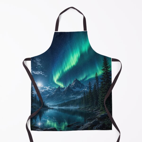 Item preview, Northern Lights Hidden Bigfoot Aurora Borealis Wilderness Adventure designed and sold by Swanny's Custom T-shirt and Gift Designs.