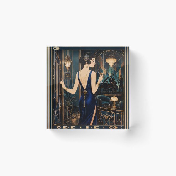 Item preview, Elegant Jazz Bar Scene #1 designed and sold by Andy Gambino Art.