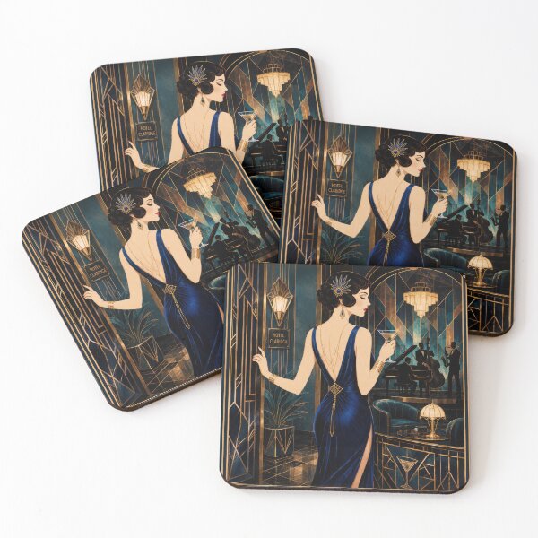 Item preview, Elegant Jazz Bar Scene #1 designed and sold by Andy Gambino Art.