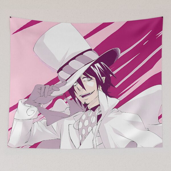 Item preview, Mephisto Pheles Blue Exorcist Pink Top Hat Mischief designed and sold by B5fivemerch.