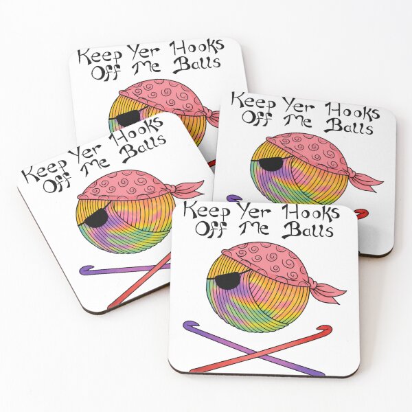 Item preview, Keep Yer Hooks Off Me Balls designed and sold by LadyDrakonsfyre.