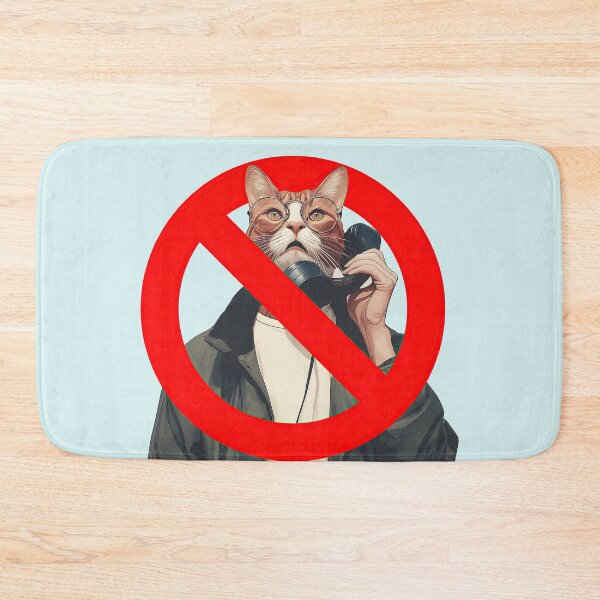 Item preview, No Catcalling Please Funny Cat Sign designed and sold by obstinator.