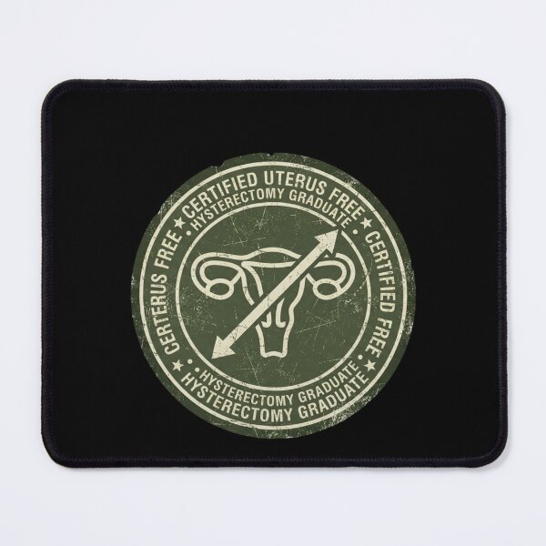 Item preview, Certified Uterus Free Hysterectomy Graduate Funny Stamp designed and sold by Georain.