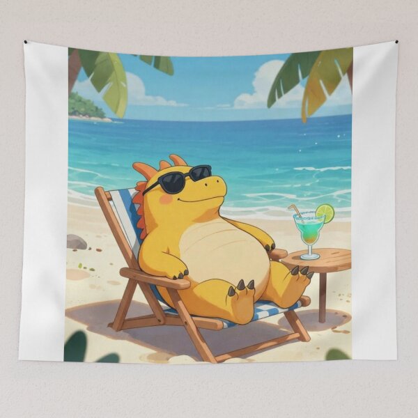 Item preview, Beach Bum Dragon – Sun, Sand & Smiles designed and sold by HideawayMtn.