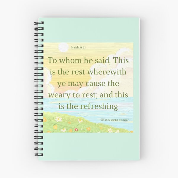 Item preview, Isaiah 28:12 designed and sold by Undonemadenew.